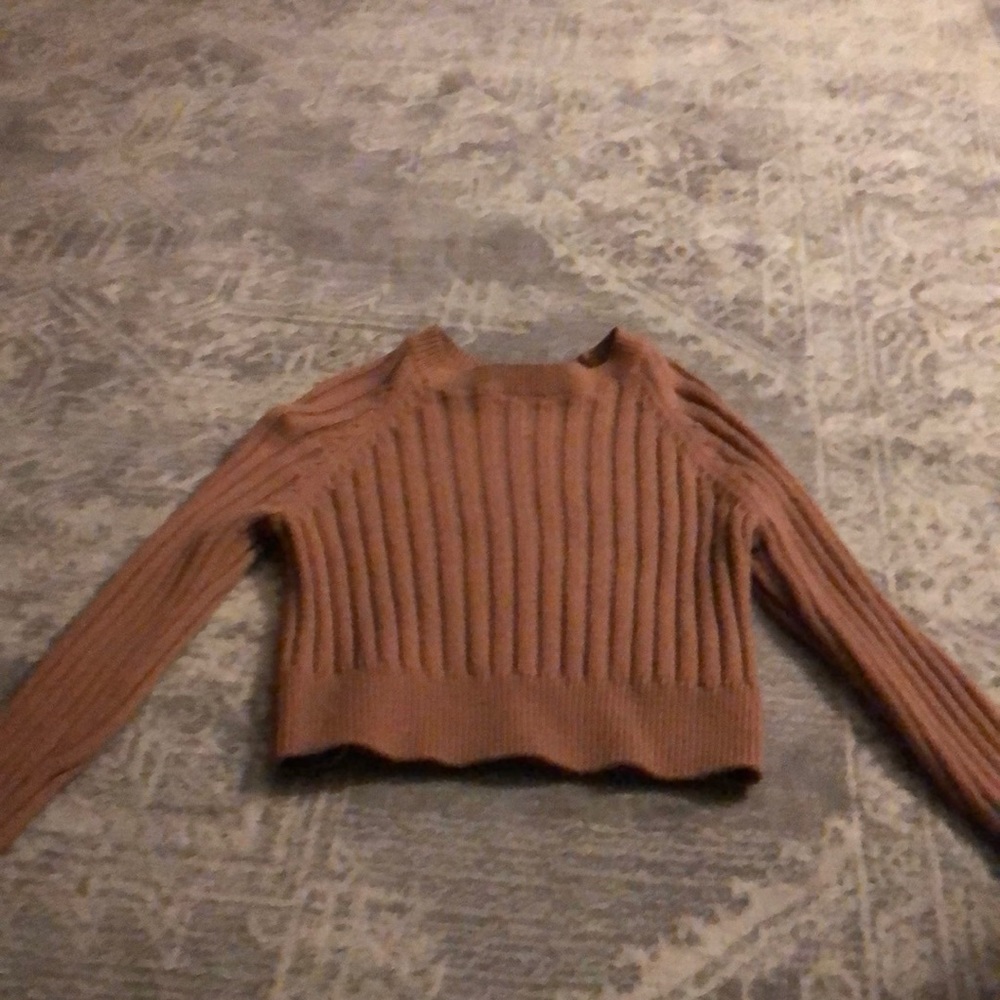 Pink lily sweater